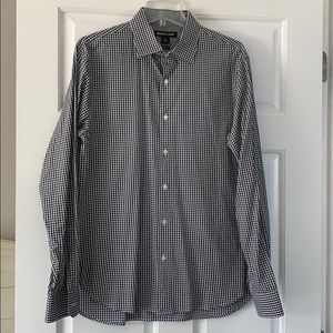 Michael Kors gingham button up shirt size medium.